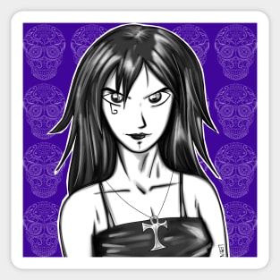 death by day of the dead in sandman ecopop Sticker